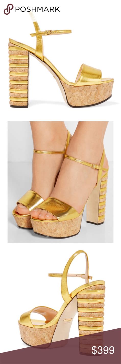 gucci gold platform sandals|gucci claudie platform sandals.